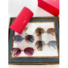 8101012 cartier sunglasses wood 4193826 Gold Yellow