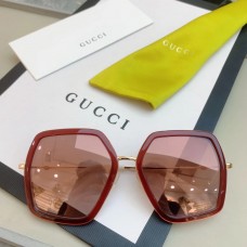 53 mm square sunglasses gucci GG1370S Black With Grey Lens