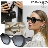 prada sunglasses women PR22YS-1AB0B7-56 Black
