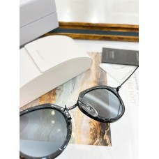prada cat eye sunglasses PR06WV-UAN1O1-53 Sunglasses In Black Silver