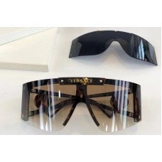 black and white versace sunglasses VE4426BU-10887-54 Gunmetal